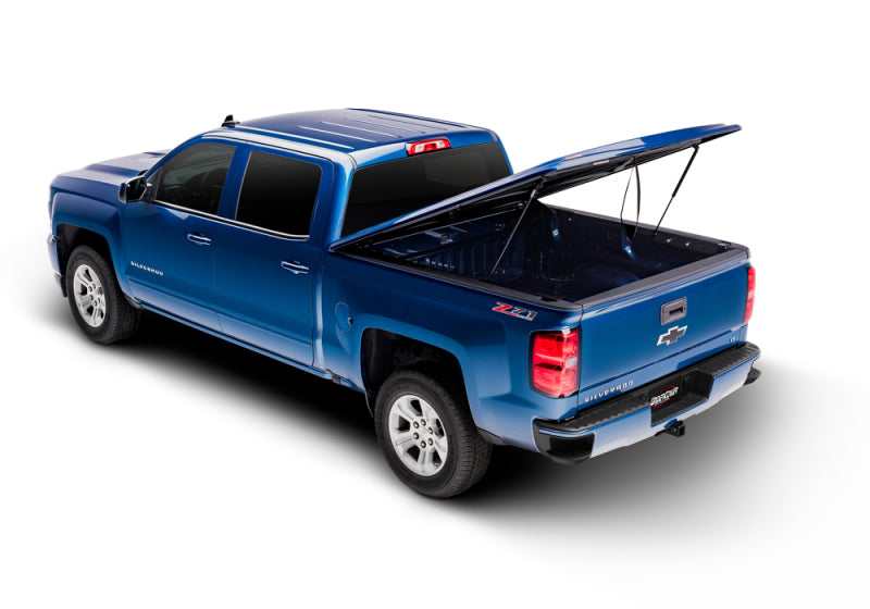 UnderCover 16-18 Chevy Silverado (19 Legacy) 5.8ft Lux Bed Cover - Abalone White - Mammoth Racing -