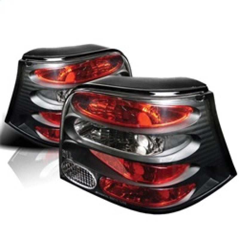 Spyder Volkswagen Golf 99-04 Euro Style Tail Lights Black ALT-YD-VG99-BK - Mammoth Racing -