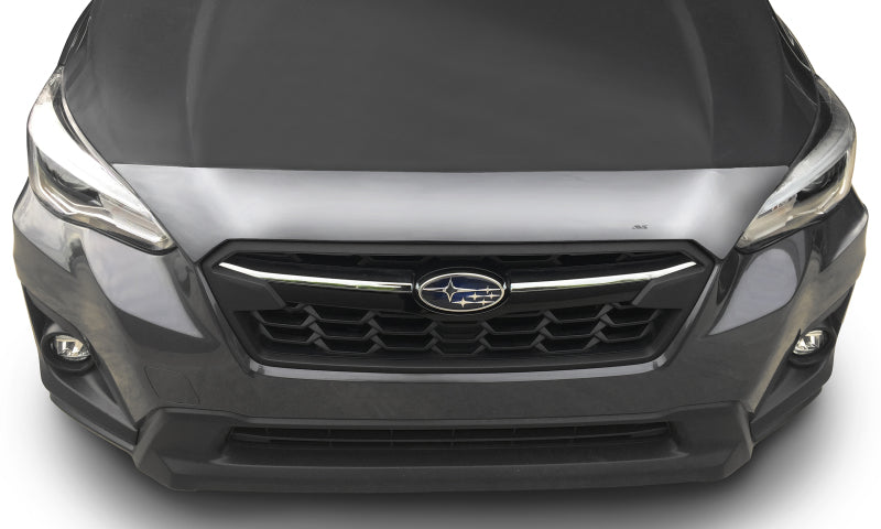 AVS 21-22 Subaru Crosstrek Aeroskin Low Profile Hood Shield - Chrome - Mammoth Racing -
