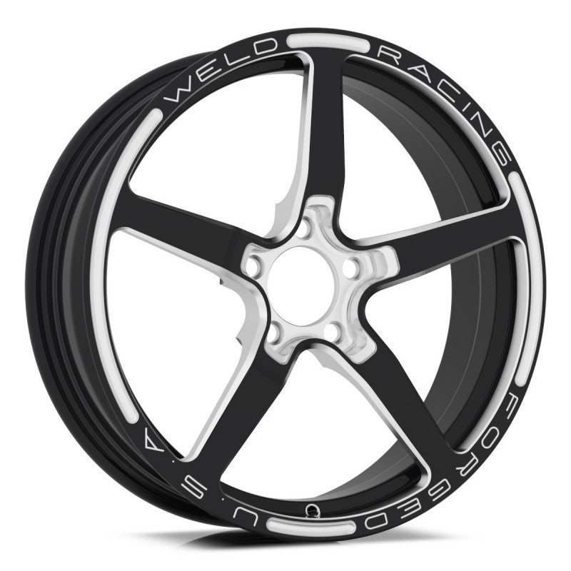Weld Alumastar 1-Piece 18x6 / 5x115 BP / 2.7in. BS Black Wheel - Non-Beadlock - Mammoth Racing -