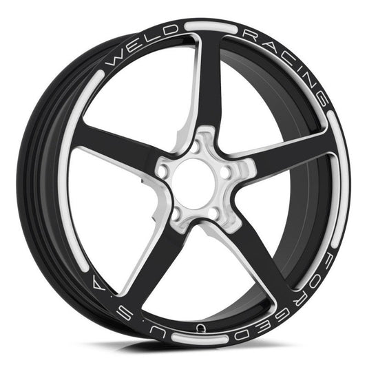Weld Alumastar 1-Piece 18x6 / 5x115 BP / 2.7in. BS Black Wheel - Non-Beadlock - Mammoth Racing -