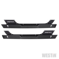 Westin/Snyper 07-17 Jeep Wrangler Rock Slider Steps - Textured Black - Mammoth Racing -