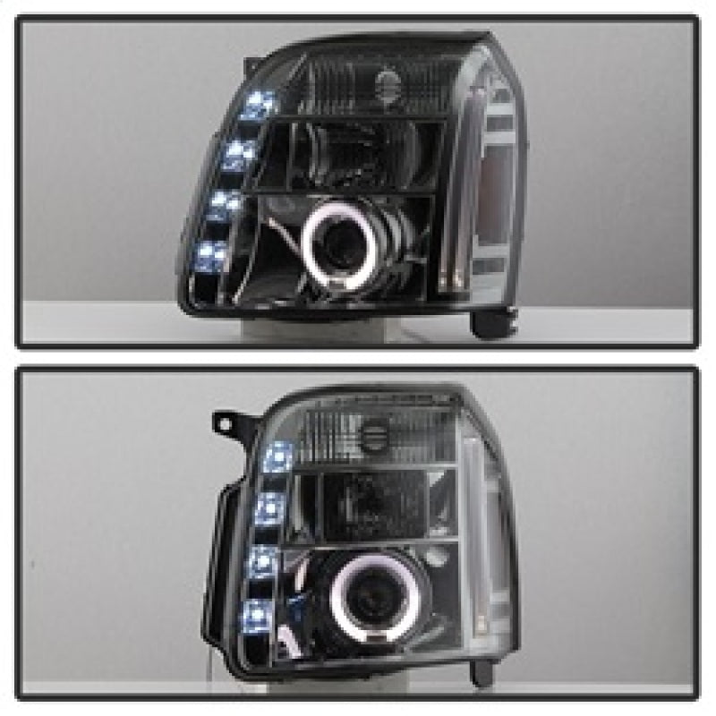 Spyder GMC Yukon 07-14/Yukon Denali 07-14 Projector Headlights LED Halo LED Smke PRO-YD-GY07-HL-SM - Mammoth Racing -