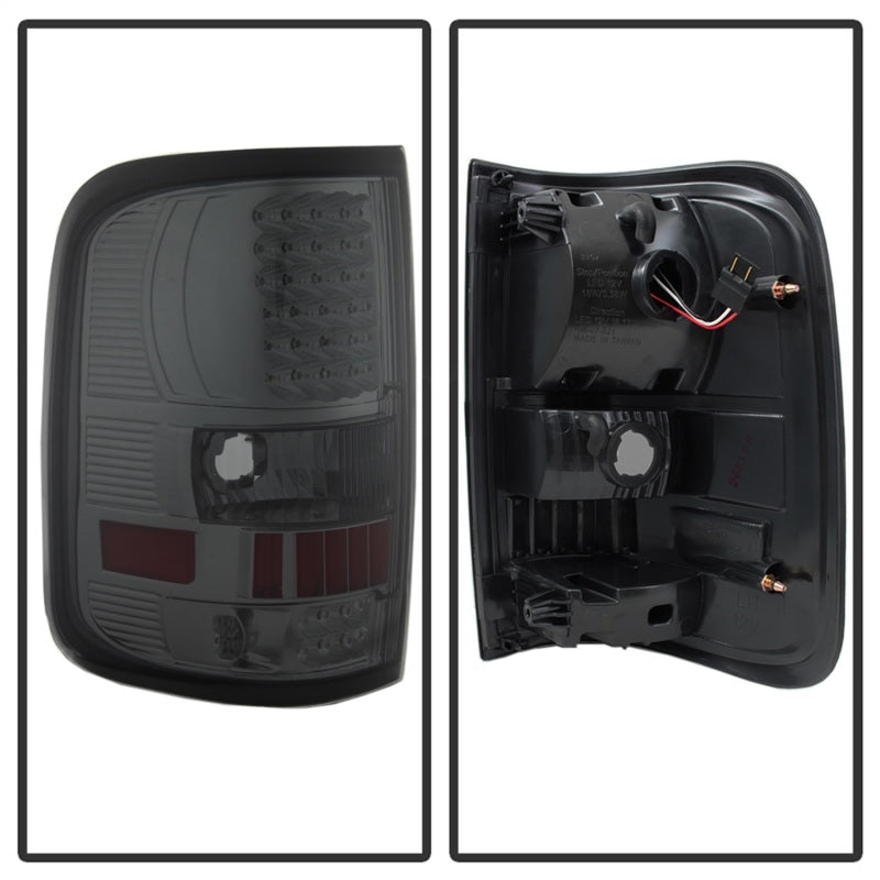 Xtune Ford F150 Styleside 04-08 (Not Fit Heritage & SVT) LED Tail Lights Smoke ALT-ON-FF15004-LED-SM - Mammoth Racing -