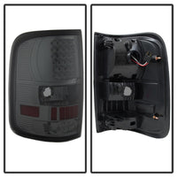 Xtune Ford F150 Styleside 04-08 (Not Fit Heritage & SVT) LED Tail Lights Smoke ALT-ON-FF15004-LED-SM - Mammoth Racing -