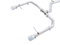 AWE Tuning 18-21 Volkswagen Jetta GLI Mk7 Track Edition Exhaust - Chrome Silver Tips (Fits OEM DP) - My Store