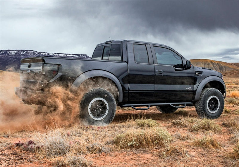 N-Fab Nerf Step 15-17 Chevy-GMC 2500/3500 Crew Cab - Gloss Black - Cab Length - 3in - Mammoth Racing -