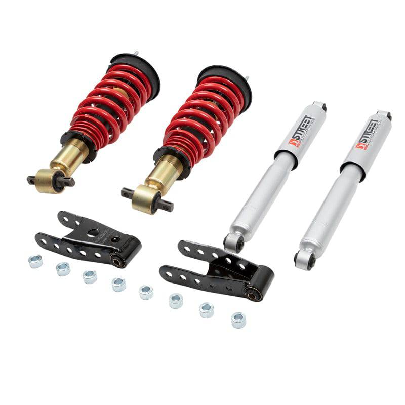 Belltech Coilover Kit 07-18 GM Sierra 1500 All Cabs/Short Bed F -1in to -3in / R 2in to -2in 2/4wd - Mammoth Racing -