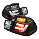 Spyder BMW E46 3-Series 99-01 4Dr Light Bar Style LED Tail Lights Black ALT-YD-BE4699-4D-LBLED-BK - Mammoth Racing -