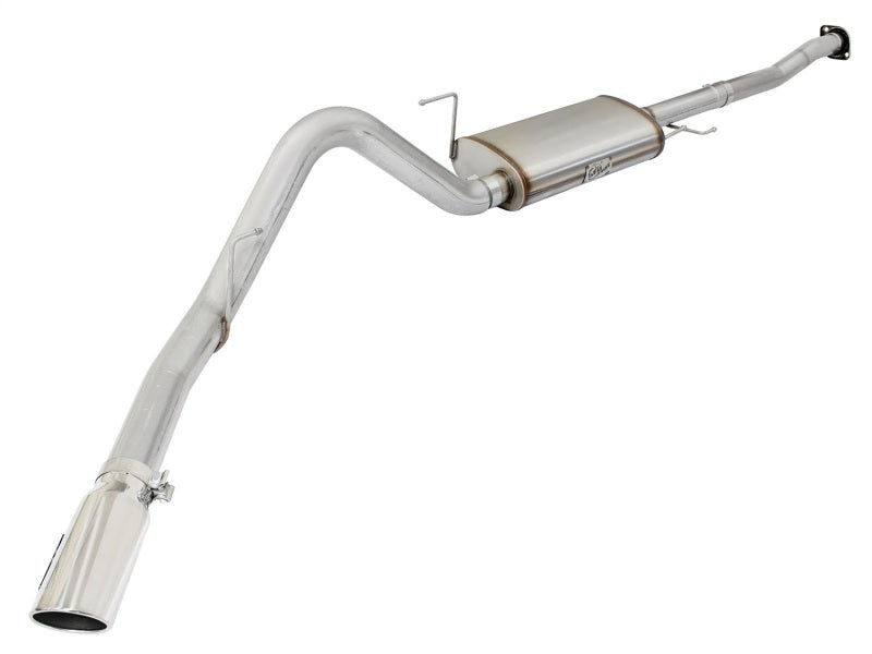 aFe MACHForce XP SS Exhaust 3in to 3.5in Cat-Back w/ Polished Tip 15 Ford F-150 EcoBoost V6 2.7/3.5L - Mammoth Racing -