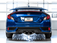 AWE Tuning 17+ Honda Civic SI 1.5L / Type R 2.0L Turbo Triple-to-Dual Tip Conversion Kit - My Store