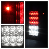 Spyder Jeep Wrangler 07-15 LED Tail Lights Red Clear ALT-YD-JWA07-LED-RC - Mammoth Racing -
