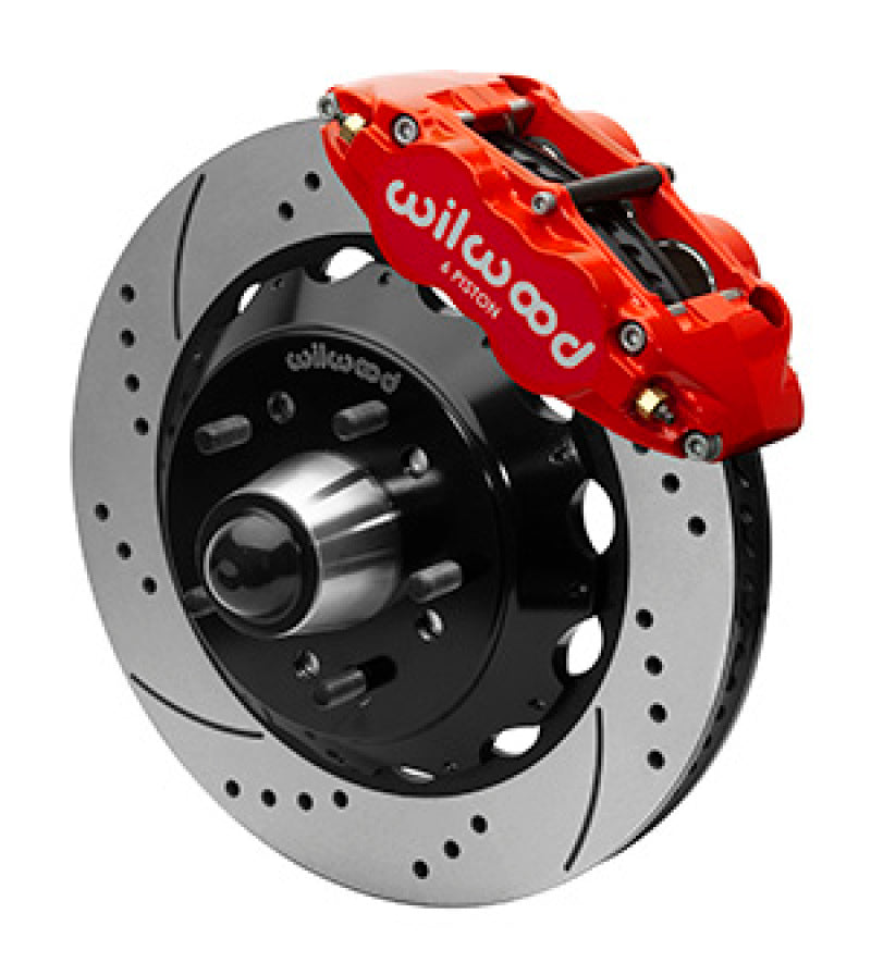 Wilwood Narrow Superlight 6R Front Truck Kit 14.00in Red 88-98 GMC Truck C1500/c2500 - My Store