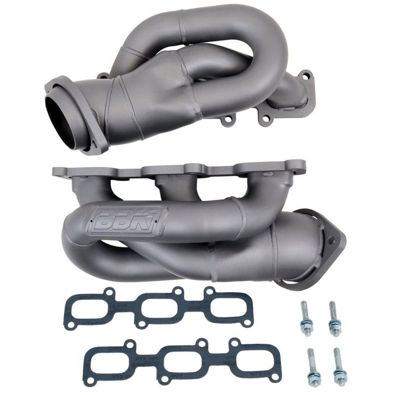 BBK 11-15 Mustang 3.7 V6 Shorty Tuned Length Exhaust Headers - 1-5/8 Titanium Ceramic - Mammoth Racing -