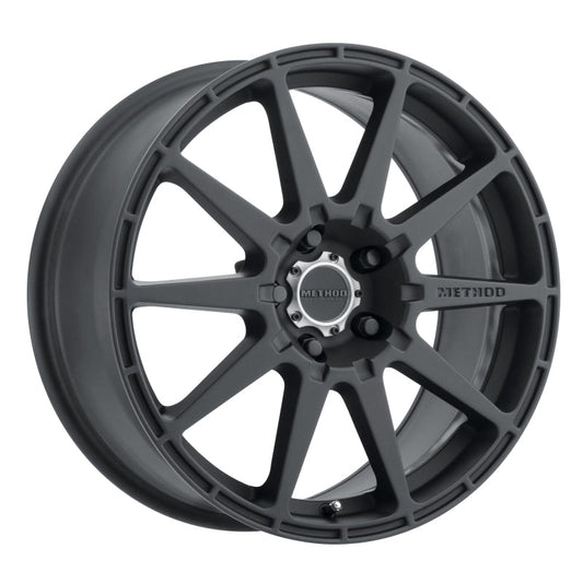 Method Mr501 Rally 17x8 +42mm Offset 5x4.5 67.1mm CB Matte Black Wheel - Mammoth Racing -
