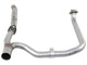 aFe Power Twisted Steel Loop Delete D/P & Y-Pipe SS 2in/2.5in 12-14 Jeep Wrangler (JK) V6 3.6L - Mammoth Racing -