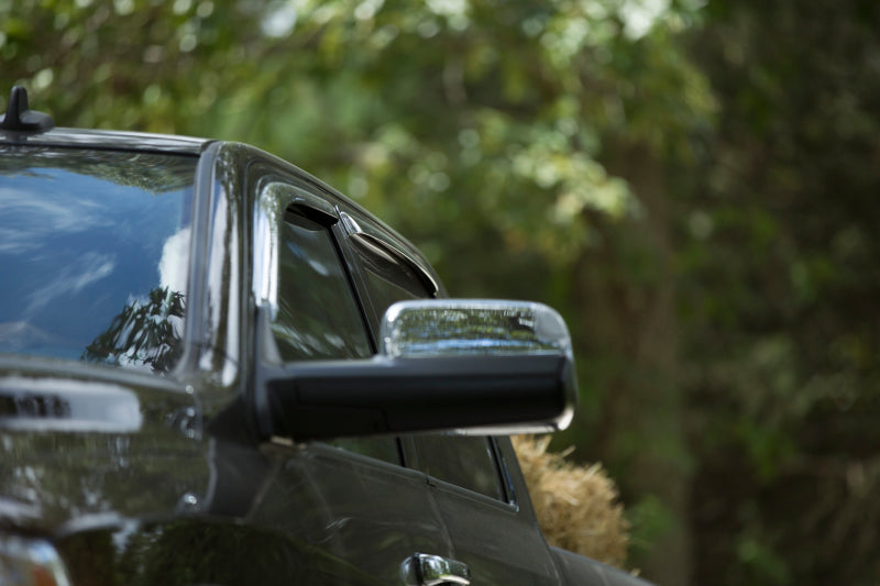AVS 2019 RAM 1500 Crew Cab Ventvisor Outside Mount Front & Rear Window Deflectors 4pc - Chrome - Mammoth Racing -