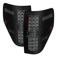Spyder Ford F150 09-14 LED Tail Lights Black Smoke ALT-YD-FF15009-LED-BSM - Mammoth Racing -