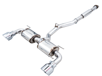 AWE Subaru BRZ/ Toyota GR86/ Toyota 86 Touring Edition Cat-Back Exhaust- Chrome Silver Tips - Mammoth Racing -