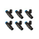 Injector Dynamics Id1050x Injectors 14mm (Black) Adaptor Bottom (Set of 6) - Mammoth Racing -