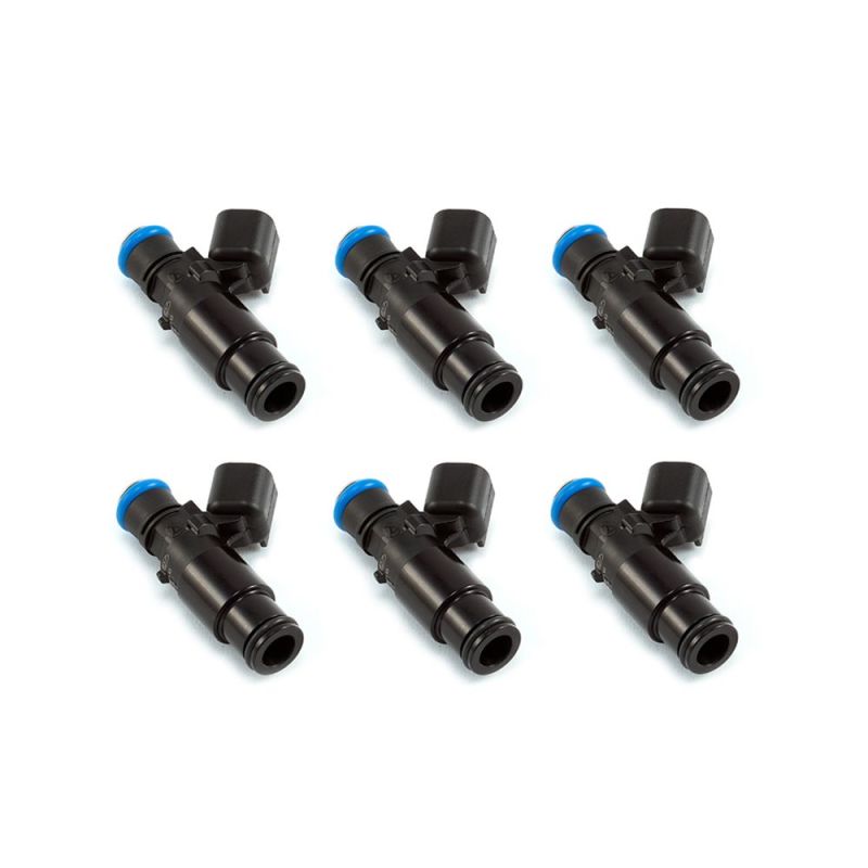 Injector Dynamics 2600-xds Injectors - 48mm Length - 14mm Top - 14mm Bottom Adapter (Set of 6) - Mammoth Racing -