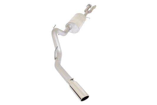 Gibson 17-19 Ford F-150 Raptor 3.5l 3.5in Cat-Back Single Exhaust - Stainless - Mammoth Racing -