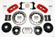 Wilwood Aero4 Rear P-Brake Kit 14.00in Drill Red 2005-2014 Mustang - Mammoth Racing -