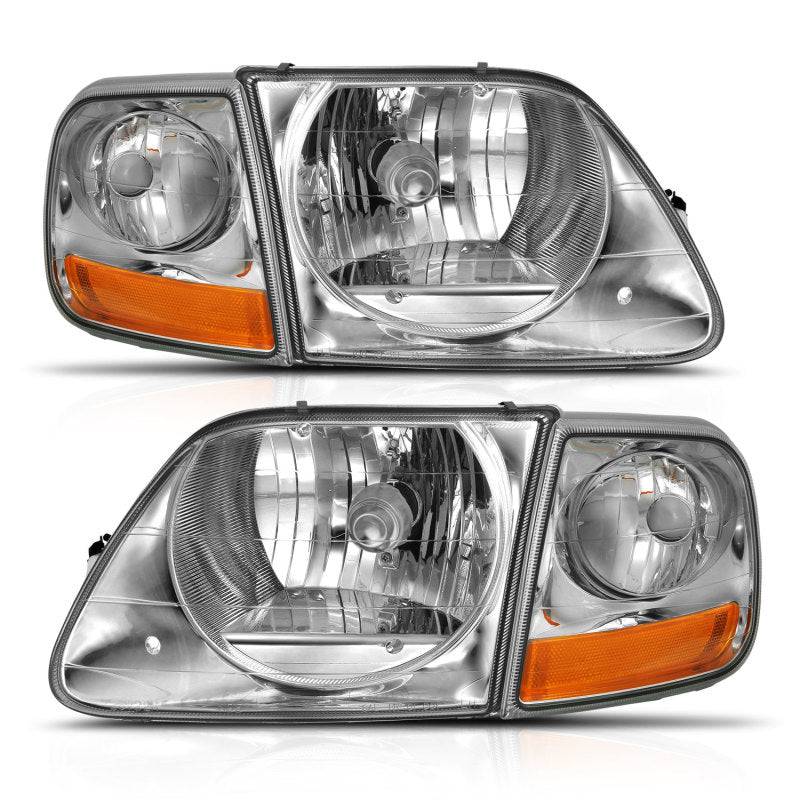 ANZO 1997-2003 Ford F-150 Crystal Headlight G2 Clear With Parking Light - My Store