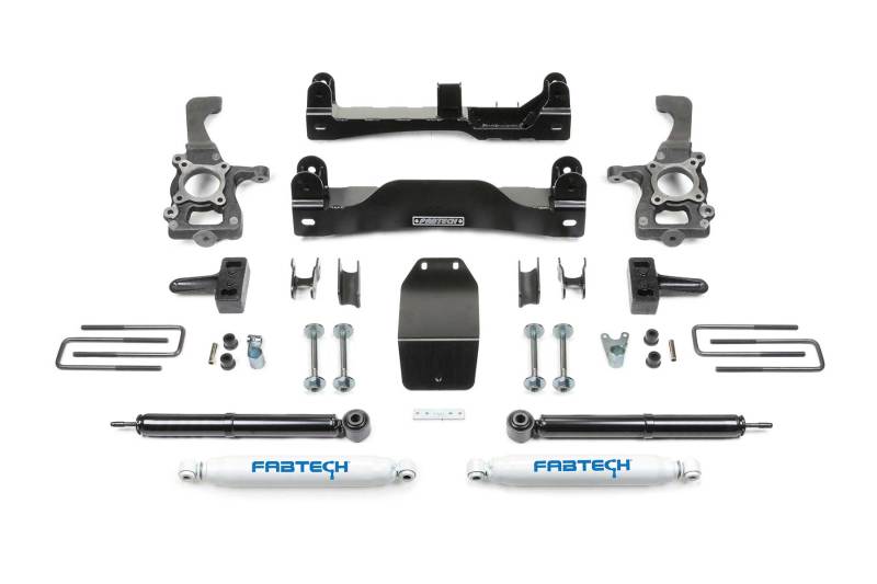 Fabtech 09-13 Ford F150 4WD 4in Basic Sys w/Perf Shks - Mammoth Racing -