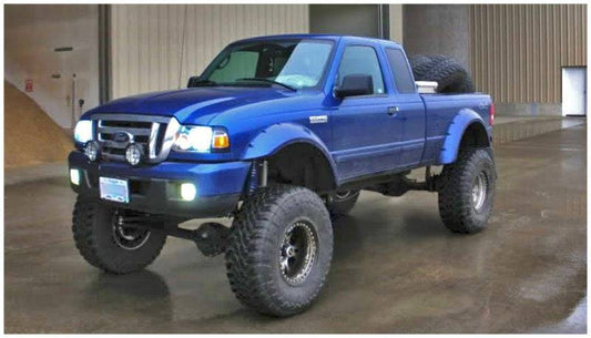 Bushwacker 93-11 Ford Ranger Cutout Style Flares 2pc - Black - Mammoth Racing -
