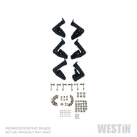 Westin/HDX 16-18 Nissan Titan XD Crew / 17-18 Titan Crew Cab Drop Nerf Step Bars - Textured Black - Mammoth Racing -