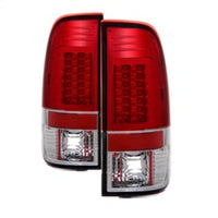 Spyder Ford F150 Styleside 97-03/F250 Version 2 LED Tail Lights Red Clear ALT-YD-FF15097-LED-G2-RC - Mammoth Racing -