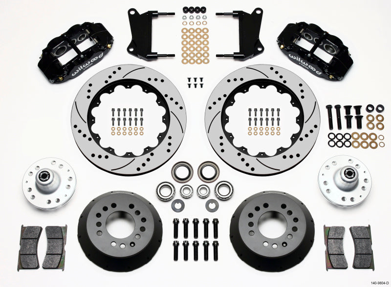 Wilwood Narrow Superlite 6R Front Hub Kit 14.00in Drilled 67-69 Camaro 64-72 Nova Chevelle - My Store