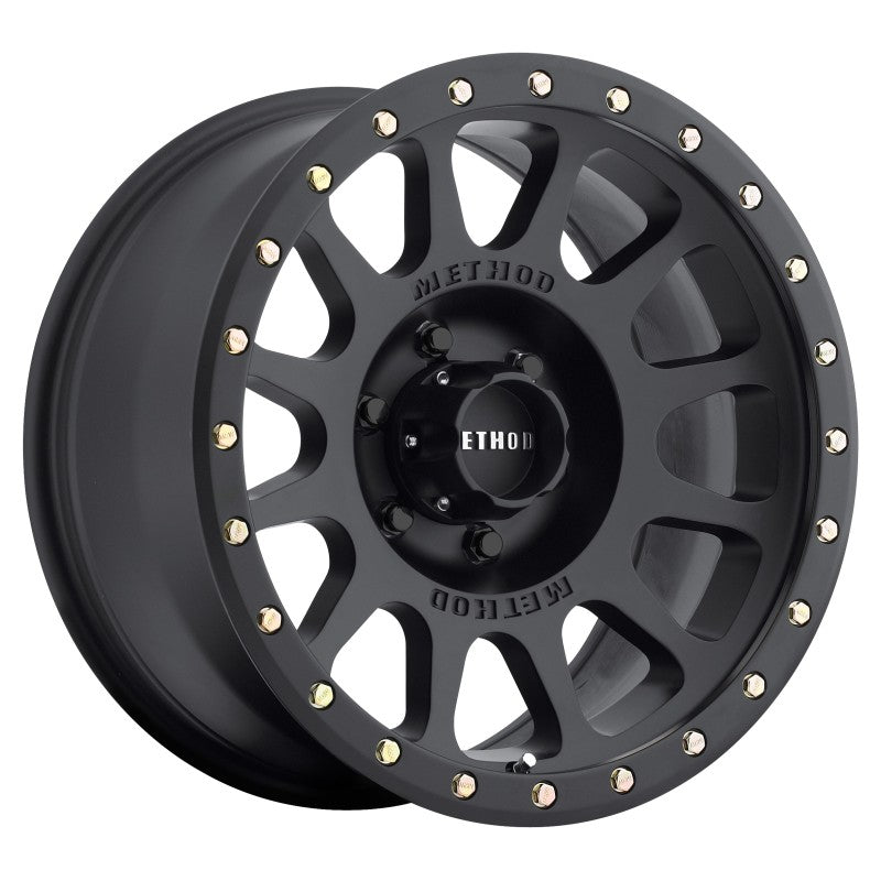 Method Mr305 NV 18x9 0mm Offset 6x135 94mm CB Method Matte Black Street Loc Wheel - Mammoth Racing -