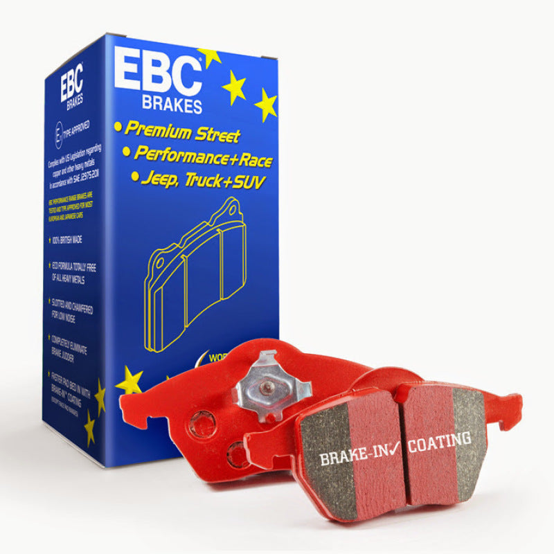 EBC 14+ Jaguar F-Type (Cast Iron Rotors Only) 5.0 Supercharged (490) Redstuff Rear Brake Pads - My Store