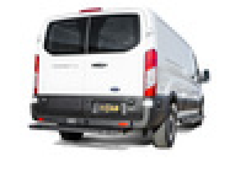 N-Fab Growler Fleet 2019 Ford Transit Van - Rear Door Step - Tex. Black - Mammoth Racing -