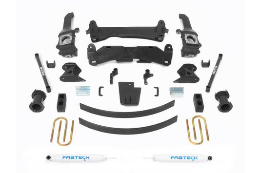 Fabtech 05-14 Toyota Tacoma 4wd/ 2WD 6 Lug Models Only 6in Basic Sys w/Perf Shks - My Store