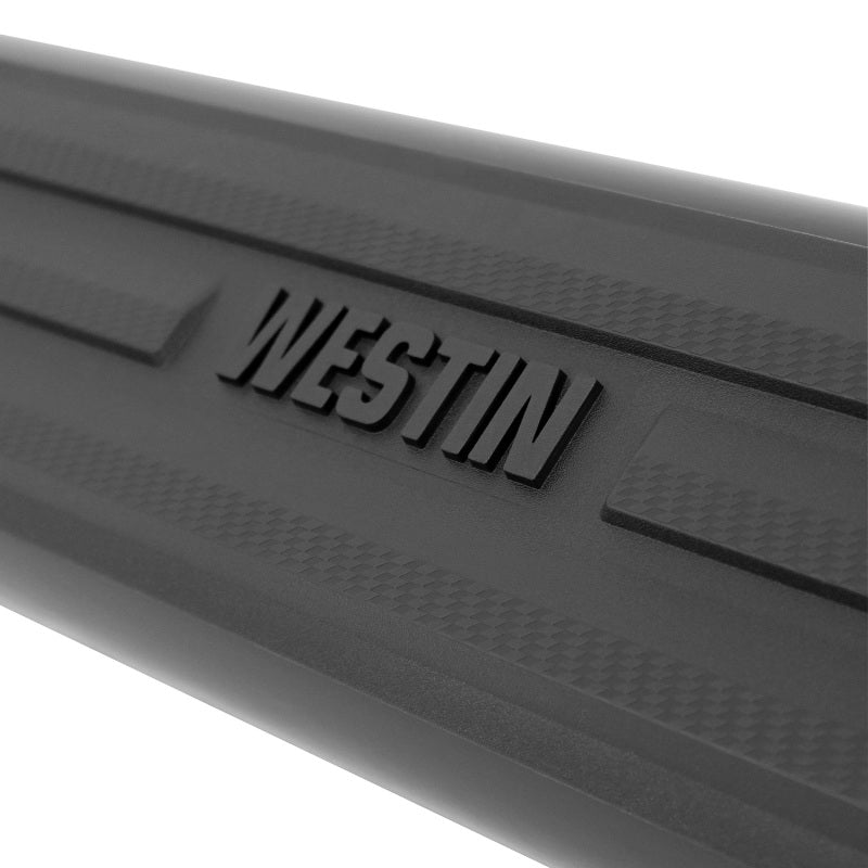 Westin Premier 6 in Oval Side Bar - Mild Steel 75 in - Black - Mammoth Racing -