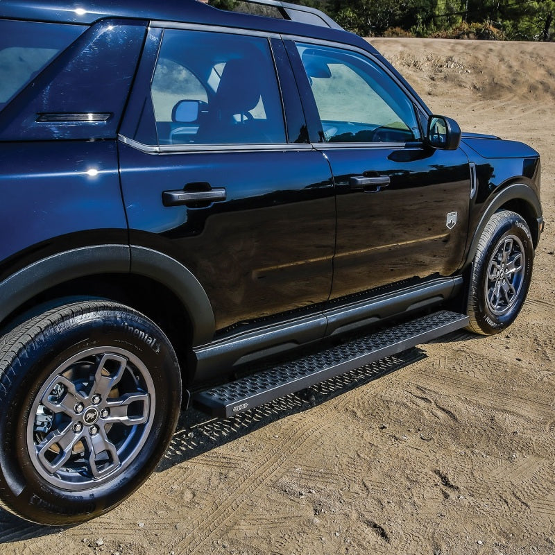 Westin Grate Steps Running Boards 68 in - Textured Black - Mammoth Racing -