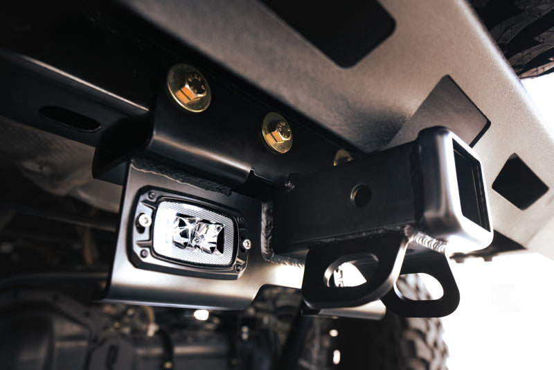 DV8 Offroad 07-21 Jeep Wrangler (JK/JL) Bolt-On Hitch w/ Lights - Mammoth Racing -