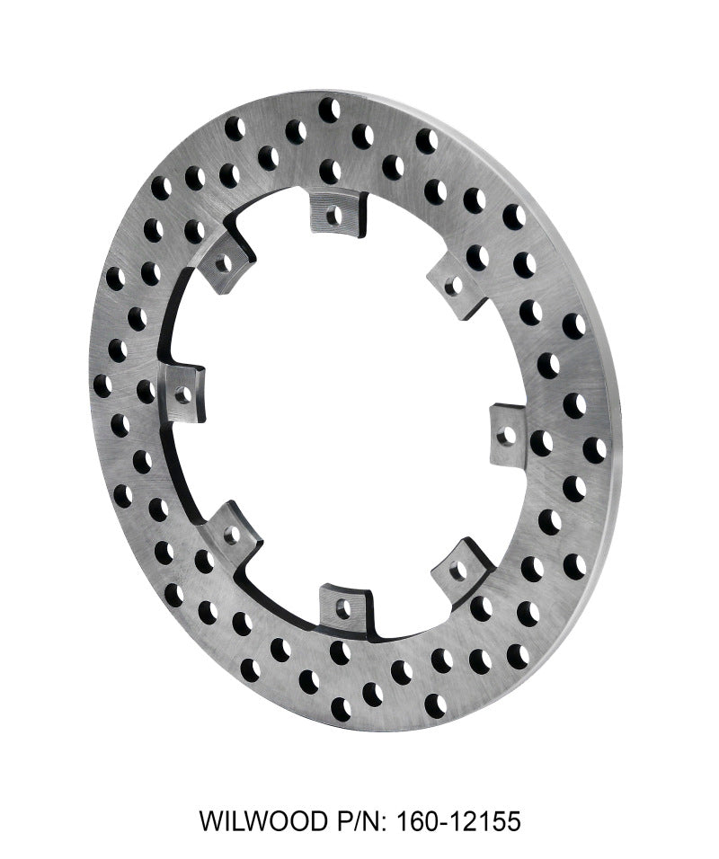 Wilwood Rotor-SuperAlloy-Rear Drag-Drilled 11.44 x .350 - 8 on 7.00in - My Store