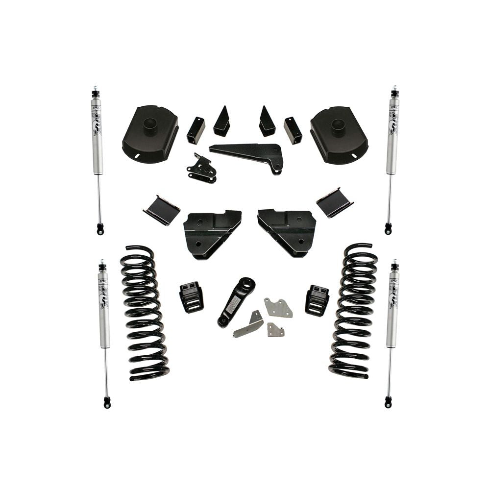 Superlift 14-18 Ram 2500 4WD Diesel 4in Lift Kit w/ Fox 2.0 Shocks/Radius Arm Drop Brackets - Mammoth Racing -