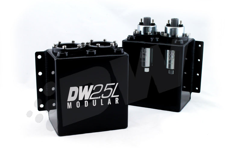 DeatschWerks 2.5L Modular Surge Tank (Fits 1-2 DW250iL Fuel Pumps - Pumps Not Included) - Mammoth Racing -