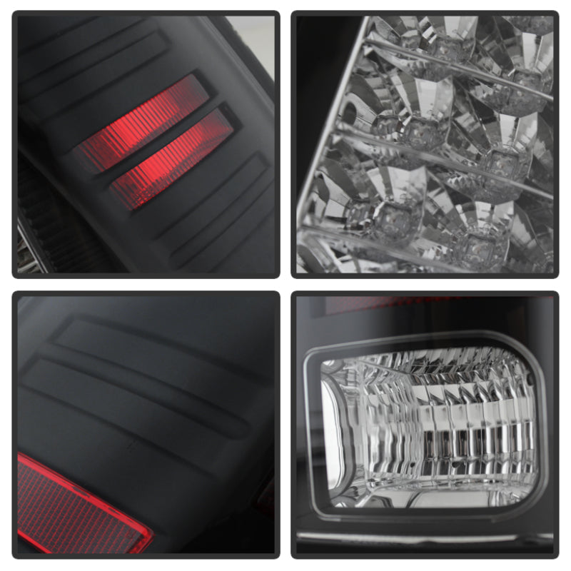 Spyder Dodge Ram 1500 13-14/Ram 2500 13-14 LED Tail Lights LED Model only - Blk ALT-YD-DRAM13-LED-BK - Mammoth Racing -
