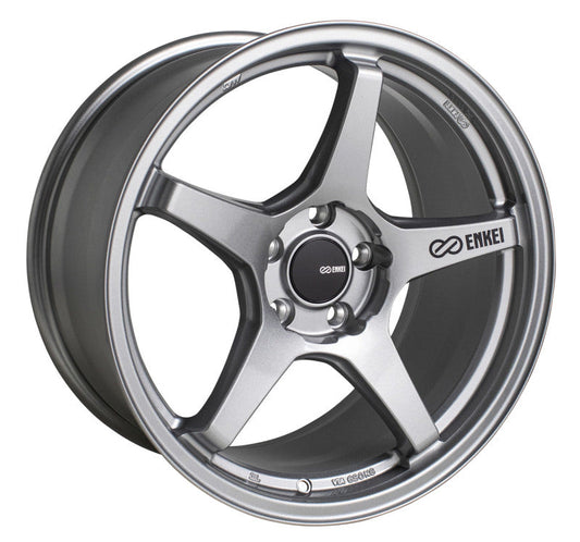 Enkei TS-5 18x8.5 5x100 45mm Offset 72.6mm Bore Storm Grey - Mammoth Racing -