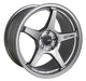 Enkei TS-5 18x8.5 5x100 45mm Offset 72.6mm Bore Storm Grey - Mammoth Racing -