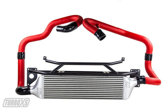 Turbo XS Fmic 2015-2017 Subaru STi - Wrinkle Red Pipes - Mammoth Racing -