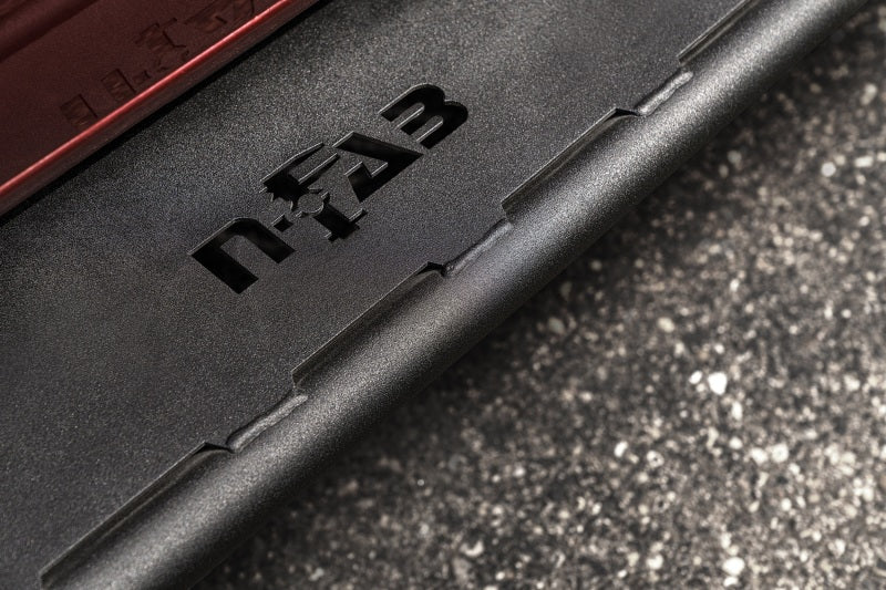 N-FAB 12007-2018 Chevrolet Silverado 1500 Crew Cab Pickup Roan Running Boards - Textured Black - Mammoth Racing -