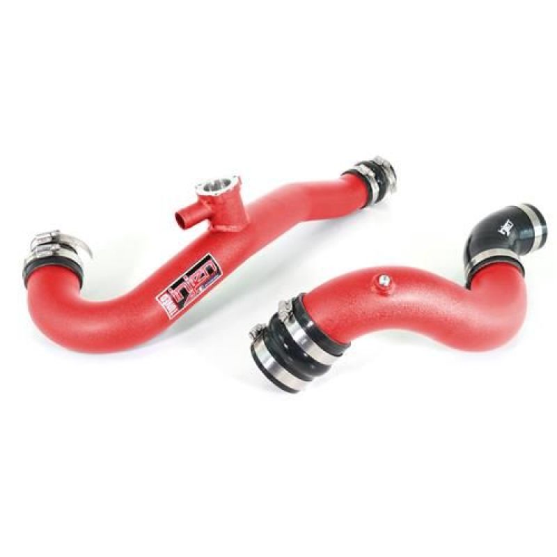Injen 15-19 Ford Mustang 2.3L EcoBoost Aluminum Intercooler Piping Kit - Wrinkle Red - Mammoth Racing -