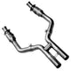 Kooks 11-14 Ford Mustang GT 5.0l 4V 3in x 2 3/4in OEM Exhaust Green Cat H Pipe Kooks HDR Req - Mammoth Racing -